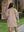 Make It Look Easy Half-Zip Stripe Dress, Taupe